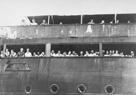 Jewish refugees aboard the MS St. Louis