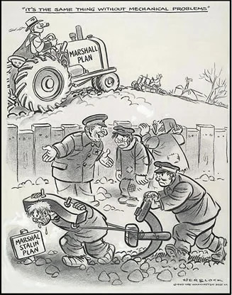 Marshall Plan versus Marshal Stalin Plan